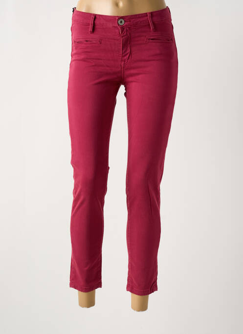 Pantalon 7/8 violet DENIM STUDIO pour femme