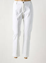 Pantalon slim blanc DENIM STUDIO pour femme seconde vue