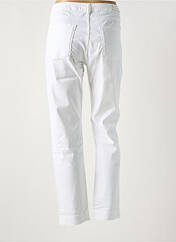 Pantalon slim blanc DENIM STUDIO pour femme seconde vue