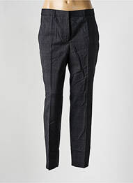 Pantalon chino fermeture zippée sous rabat boutonné taille normale gris BA&SH femme