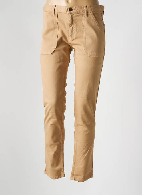 Jeans coupe slim beige BA&SH pour femme