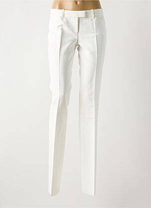 Pantalon slim taille haute taille haute blanc BARBARA BUI femme