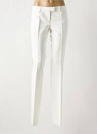 Pantalon slim poches taille haute blanc BARBARA BUI femme