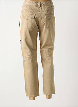 Pantalon 7/8 tissage popeline taille normale beige BARBARA BUI femme