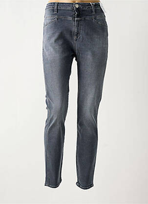 Jeans skinny taille haute taille haute gris CLOSED femme