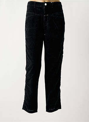 Pantalon slim stretch taille haute noir CLOSED femme