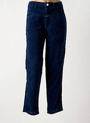 Pantalon slim stretch taille normale bleu CLOSED femme