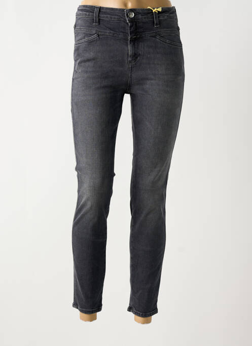 Jeans coupe slim stretch taille normale noir CLOSED femme