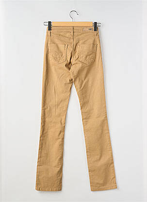 Pantalon droit stretch taille normale marron DENIM STUDIO femme
