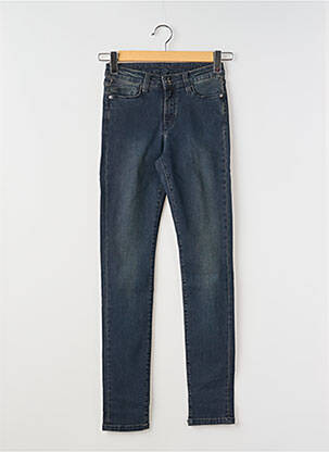 Jeans coupe slim tissage brut taille normale bleu DENIM STUDIO femme