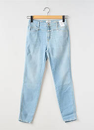 Jeans coupe slim tissage brut taille normale bleu CLOSED femme