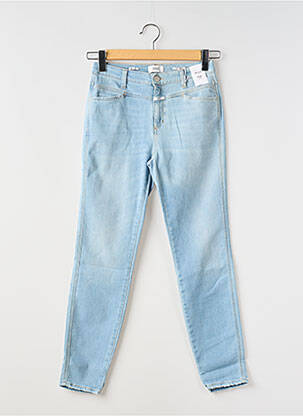 Jeans coupe slim tissage brut taille normale bleu CLOSED femme