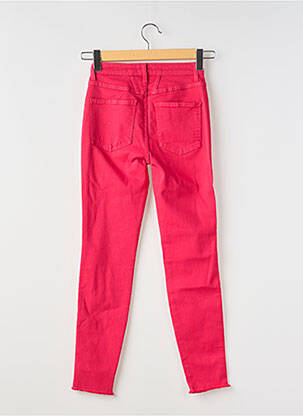 Jeans coupe slim tissage brut taille normale rose CLOSED femme