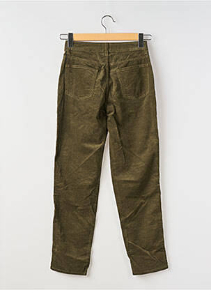 Pantalon droit stretch taille normale vert CLOSED femme