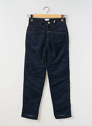 Pantalon droit stretch taille normale bleu CLOSED femme