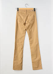 Pantalon droit marron DENIM STUDIO pour femme seconde vue