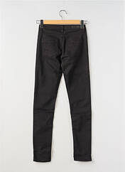 Pantalon slim noir DENIM STUDIO pour femme seconde vue