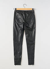 Pantalon slim noir DENIM STUDIO pour femme seconde vue