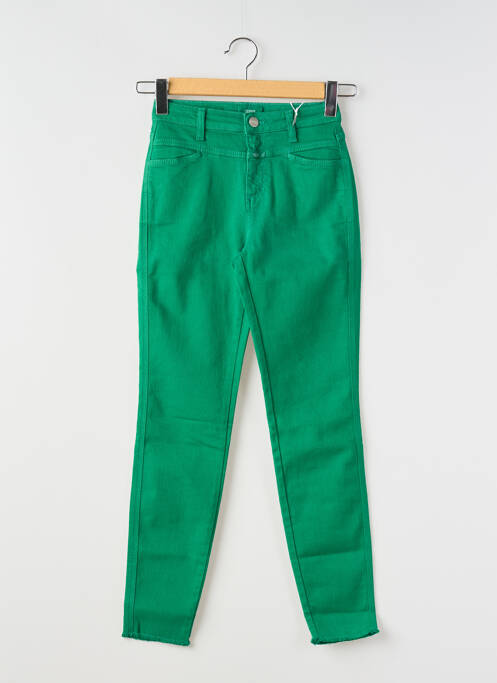 Jeans coupe slim vert CLOSED pour femme