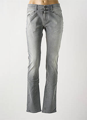 Jeans coupe slim stretch taille normale gris CLOSED femme