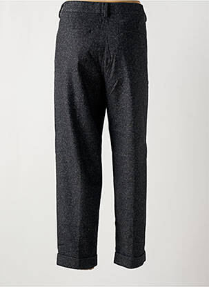 Pantalon chino tissage chiné taille haute noir CLOSED homme