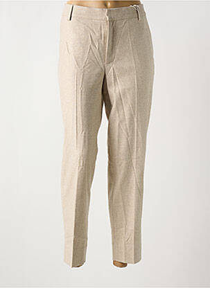 Pantalon 7/8 taille haute taille haute beige CLOSED femme