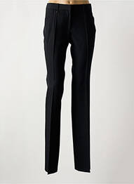 Pantalon droit tissage crêpe taille haute noir BARBARA BUI femme
