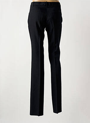Pantalon droit taille à pinces taille haute noir BARBARA BUI femme
