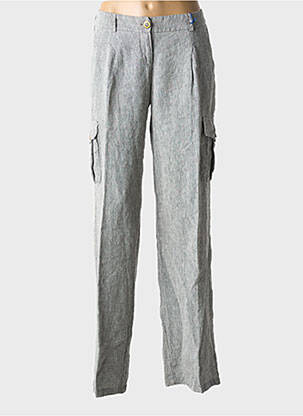 Pantalon cargo coupe droite taille normale gris TRUSSARDI JEANS femme