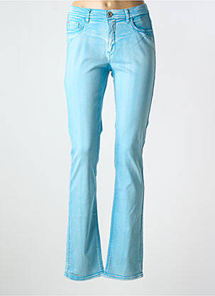 Jeans coupe slim stretch taille normale bleu TRUSSARDI JEANS femme