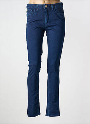 Jeans coupe slim stretch taille normale bleu TRUSSARDI JEANS femme