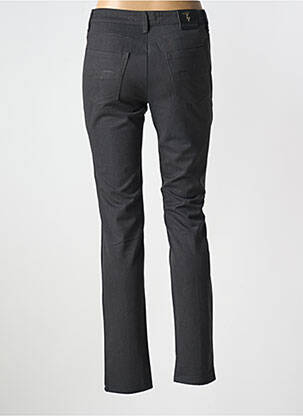 Pantalon slim tissage popeline taille normale gris TRUSSARDI JEANS femme