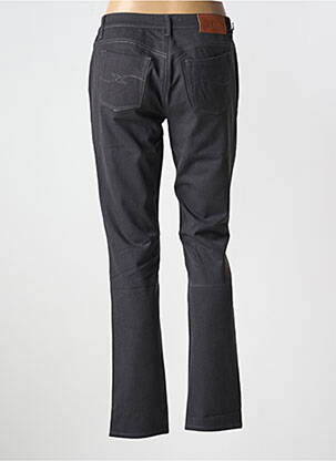 Pantalon slim tissage popeline taille normale gris TRUSSARDI JEANS femme