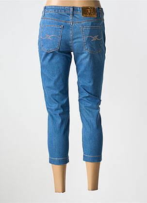 Pantacourt stretch taille normale bleu TRUSSARDI JEANS femme