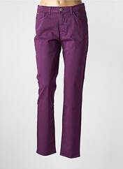 Pantalon slim violet TRUSSARDI JEANS pour femme seconde vue