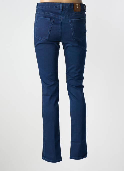 Jeans coupe slim bleu TRUSSARDI JEANS pour femme