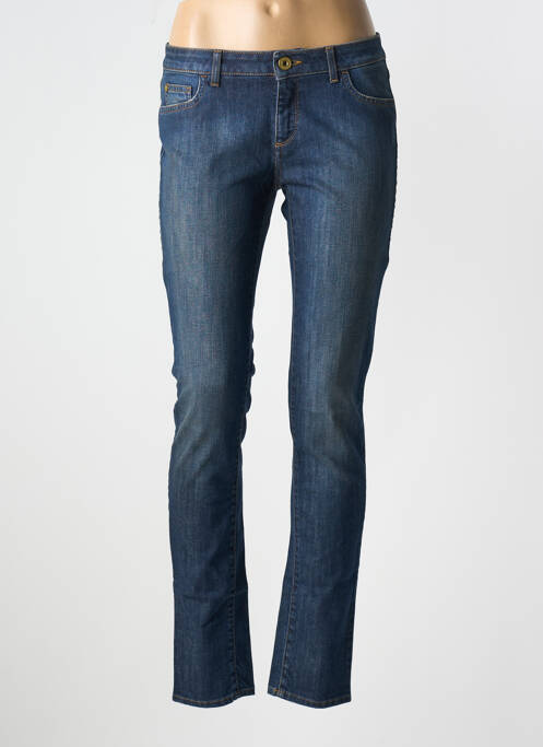 Jeans coupe slim bleu TRUSSARDI JEANS pour femme