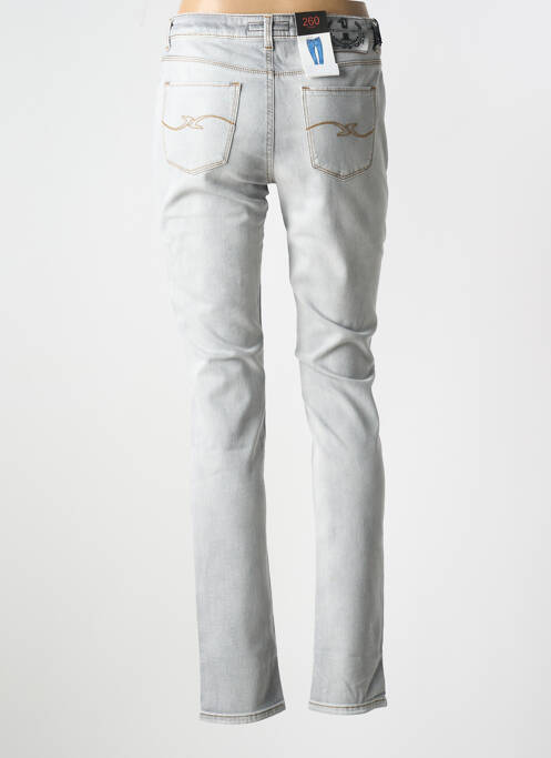 Jeans coupe slim gris TRUSSARDI JEANS pour femme
