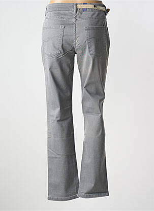 Jeans coupe droite stretch taille normale gris TRUSSARDI JEANS femme