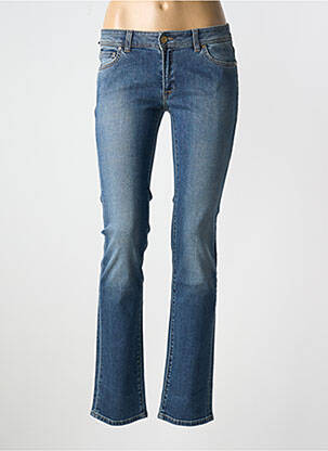 Jeans coupe slim stretch taille normale bleu TRUSSARDI JEANS femme