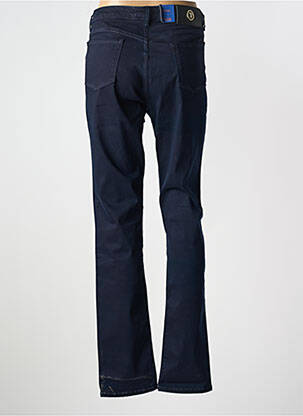 Pantalon slim tissage popeline taille normale bleu TRUSSARDI JEANS femme
