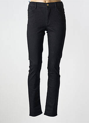 Jeans coupe slim stretch taille normale noir TRUSSARDI JEANS femme