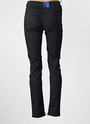 Jeans coupe slim stretch taille normale noir TRUSSARDI JEANS femme