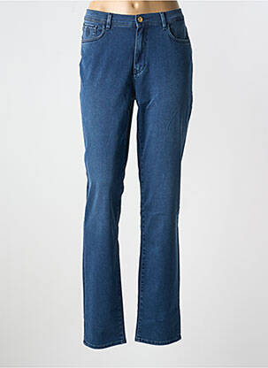 Jeans coupe slim stretch taille normale bleu TRUSSARDI JEANS femme