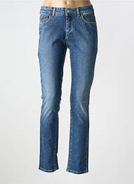 Jeans coupe slim stretch taille normale bleu TRUSSARDI JEANS femme