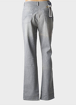 Jeans coupe droite stretch taille normale gris TRUSSARDI JEANS femme