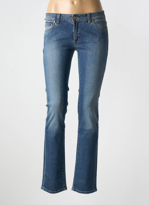 Jeans coupe slim bleu TRUSSARDI JEANS pour femme