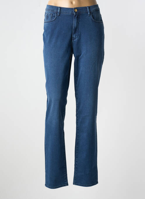 Jeans coupe slim bleu TRUSSARDI JEANS pour femme