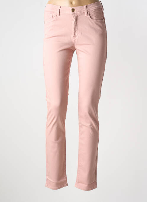 Jeans coupe slim rose TRUSSARDI JEANS pour femme