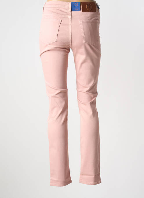 Jeans coupe slim rose TRUSSARDI JEANS pour femme